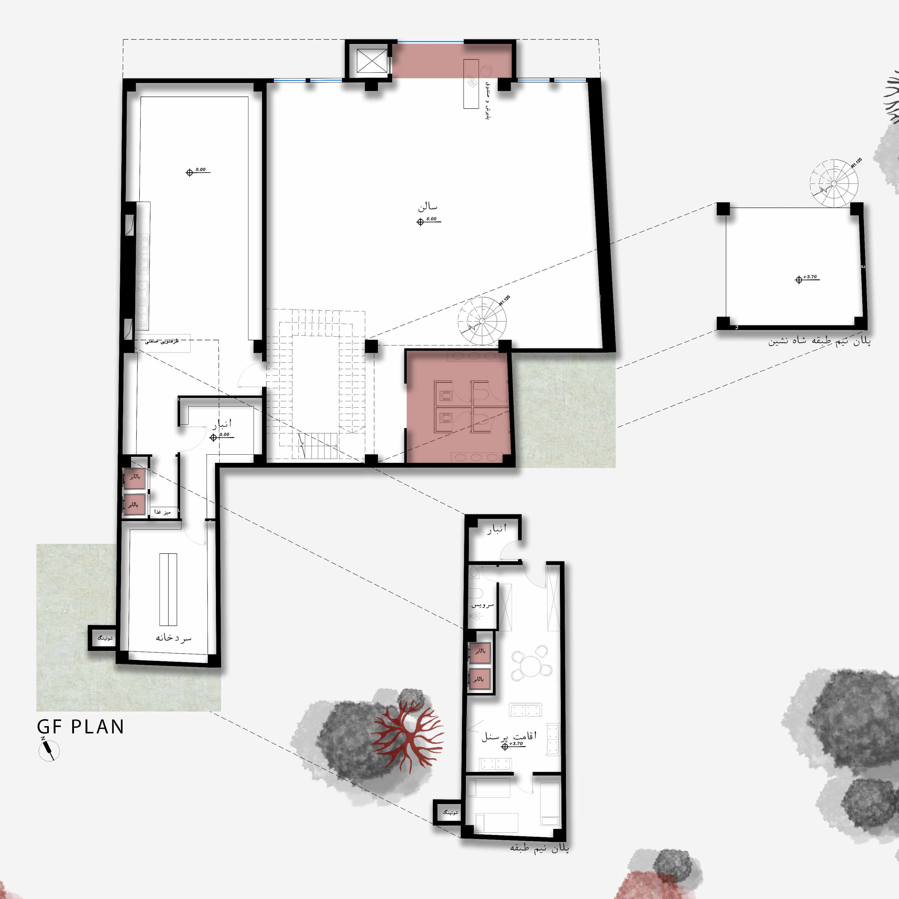 picture no. 2 ofDELIGHT RESTAURANT project, designed by Hadis ArziFard & Shaghayegh Rahimi